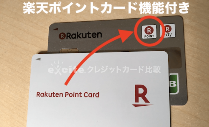 楽天ポイントカード機能