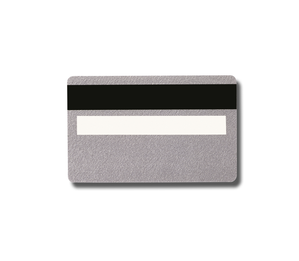 クレジットカードの裏面