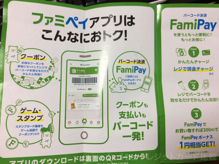 電子マネーへのチャージ